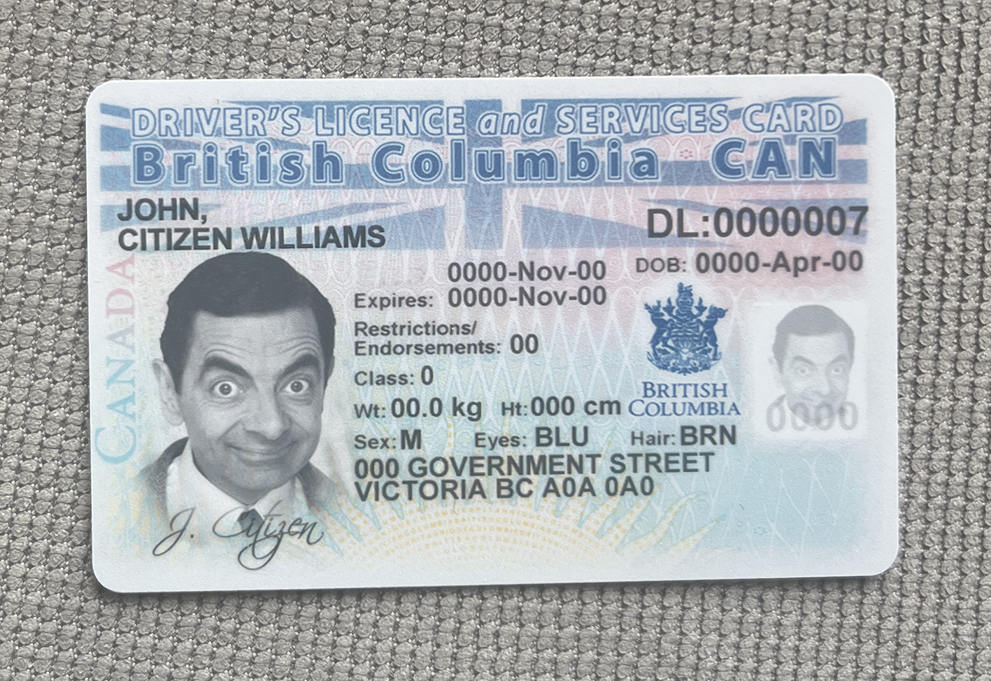 加拿大不列颠哥伦比亚驾驶证.jpg 加拿大不列颠哥伦比亚驾驶证 北美