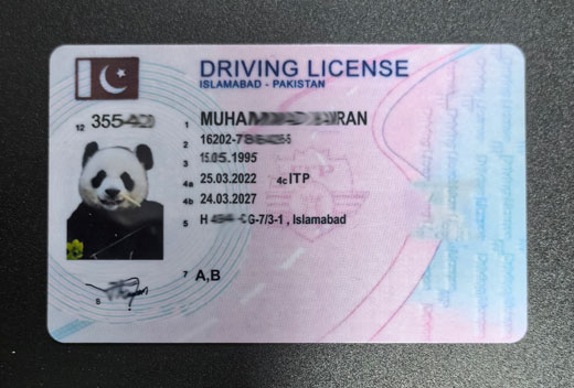驾驶证520.jpg 巴基斯坦驾驶证正反面 亚洲